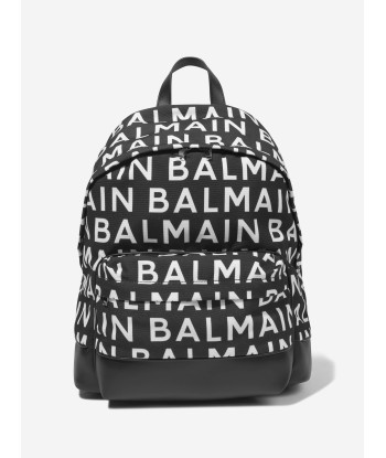 Balmain Kids Logo Backpack (H:39.5cm) Economisez 