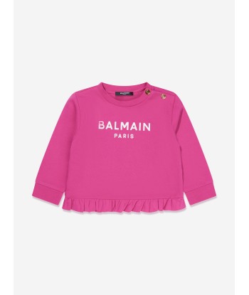 Balmain Baby Girls Logo Sweatshirt Livraison rapide