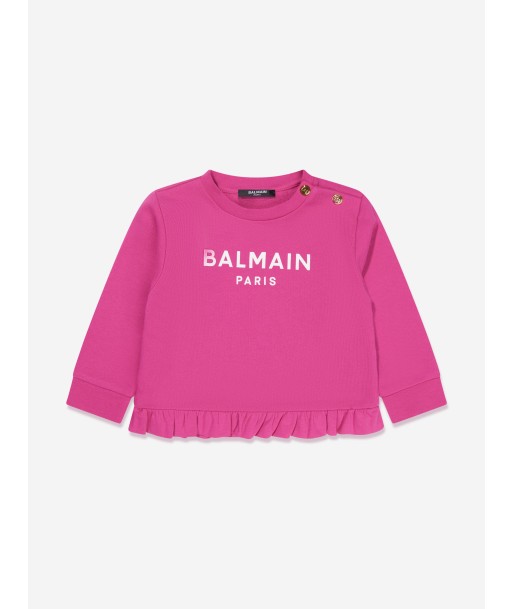 Balmain Baby Girls Logo Sweatshirt Livraison rapide