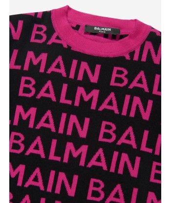 Balmain Girls Logo Jumper Dress 2023