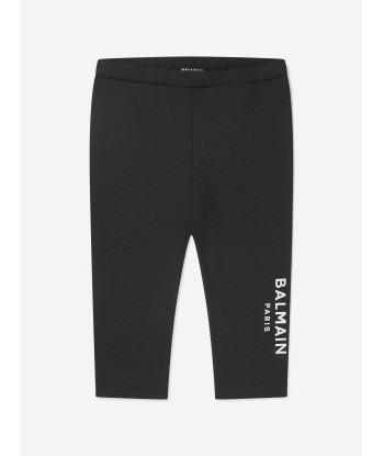 Balmain Baby Girls Logo Print Leggings est présent 