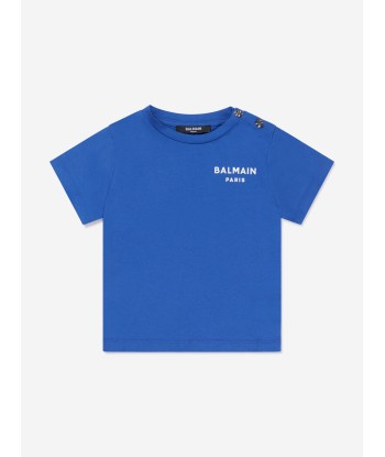 Balmain Baby Boys Logo T-Shirt basket pas cher