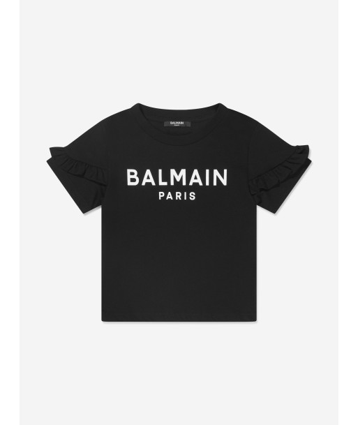 Balmain Girls Logo T-Shirt Jusqu'à 80% De Réduction