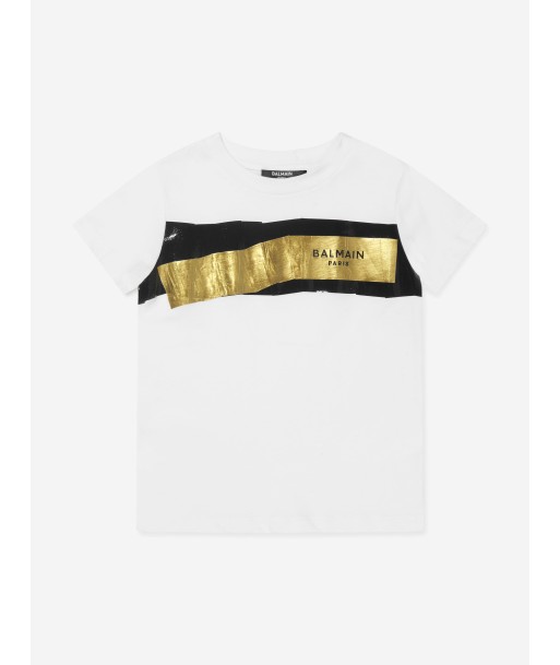 Balmain Boys Logo Print T-Shirt de votre