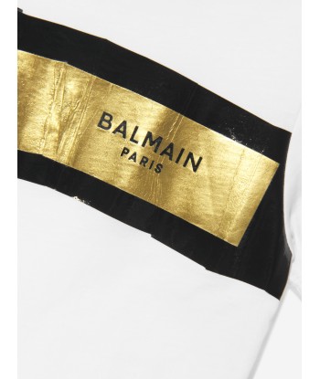 Balmain Boys Logo Print T-Shirt de votre