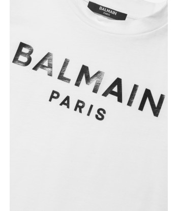 Balmain Kids Logo Print T-Shirt Pour