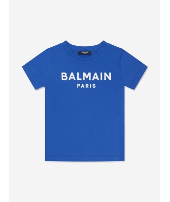 Balmain Boys Logo Print T-Shirt En savoir plus