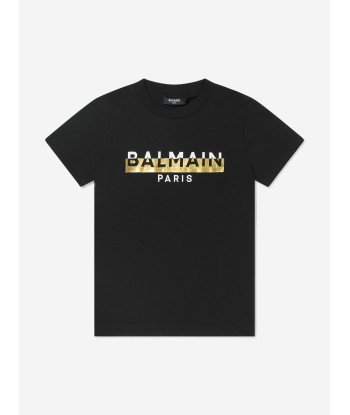 Balmain Boys Logo Print T-Shirt ouvre sa boutique