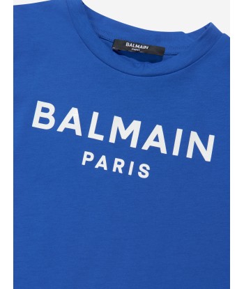 Balmain Boys Logo Print T-Shirt En savoir plus