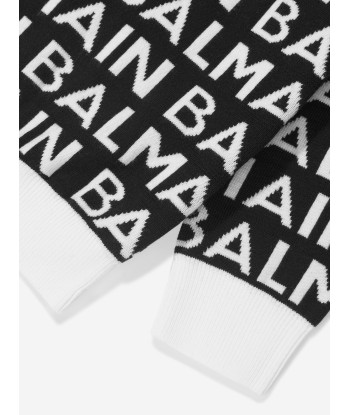 Balmain Kids Wool Logo Jumper france