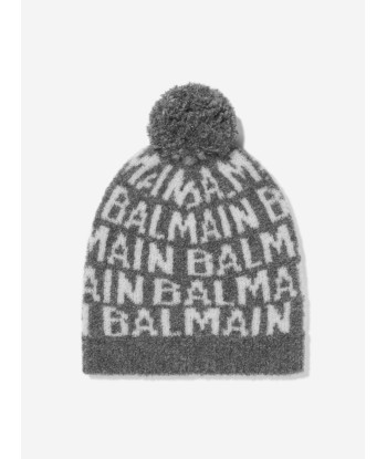 Balmain Kids Wool Knitted Bobble Hat de technologie