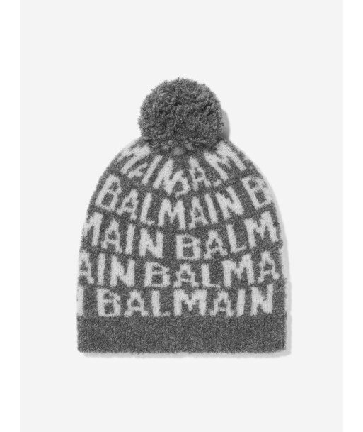 Balmain Kids Wool Knitted Bobble Hat de technologie