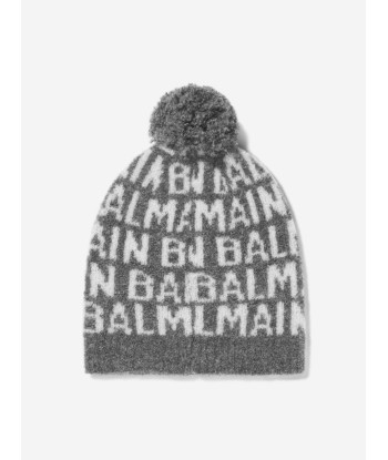 Balmain Kids Wool Knitted Bobble Hat de technologie