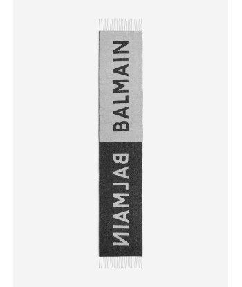 Balmain Kids Wool Knitted Logo Scarf l'évolution des habitudes 