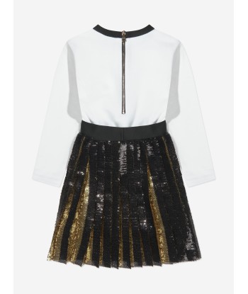 Balmain Girls Long Sleeve Pocket Dress online