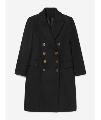 Balmain Girls Double Breasted Wool Coat Profitez des Offres !