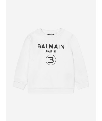 Balmain Kids Logo Sweatshirt en stock