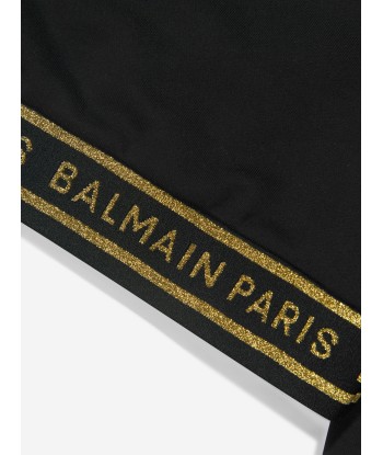 Balmain Girls Cropped Logo Sweatshirt shop