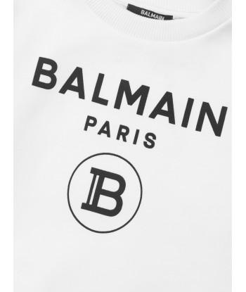 Balmain Kids Logo Sweatshirt en stock