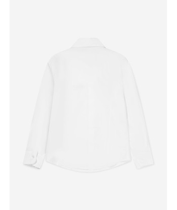 Balmain Boys Long Sleeve Logo Shirt de technologie