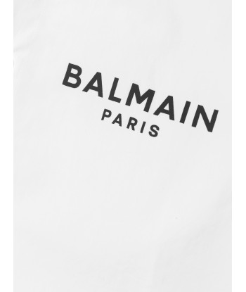 Balmain Boys Long Sleeve Logo Shirt de technologie