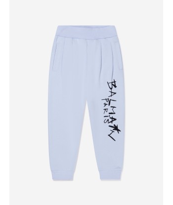 Balmain Boys Logo Print Sweatpants Les magasins à Paris