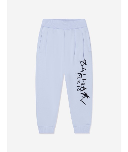 Balmain Boys Logo Print Sweatpants Les magasins à Paris