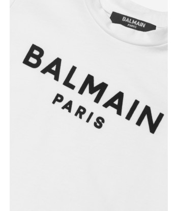 Balmain Baby Girls Logo Frilled T-Shirt l'évolution des habitudes 