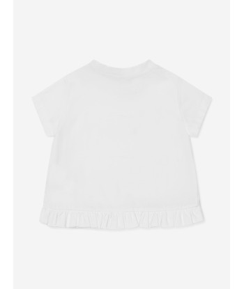 Balmain Baby Girls Logo Frilled T-Shirt l'évolution des habitudes 