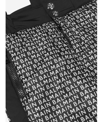 Balmain Kids Logo Print Salopettes vous aussi creer 