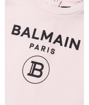 Balmain Baby Girls Logo T-Shirt est présent 