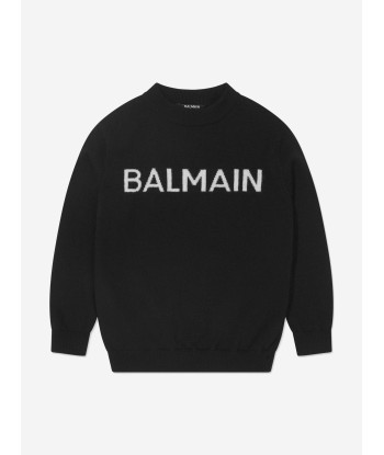 Balmain Kids Wool And Cashmere Knit Jumper votre