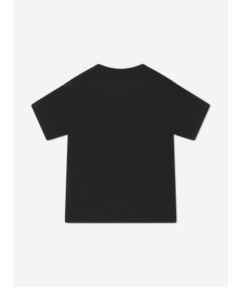 Balmain Boys Logo Print T-Shirt pas chere