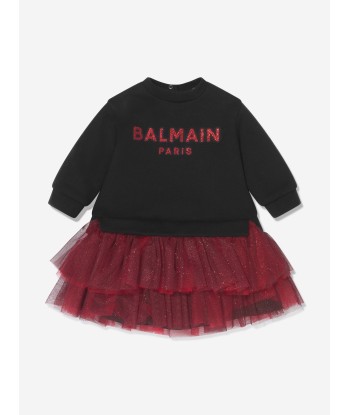 Balmain Baby Girls Tulle Trim Sweater Dress livraison et retour toujours gratuits