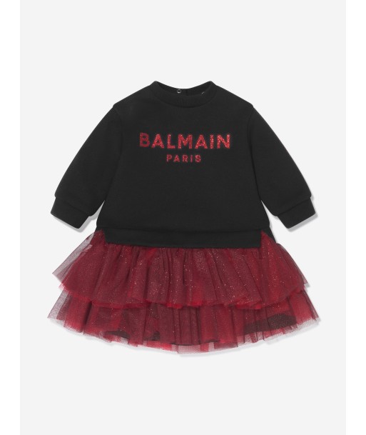 Balmain Baby Girls Tulle Trim Sweater Dress livraison et retour toujours gratuits