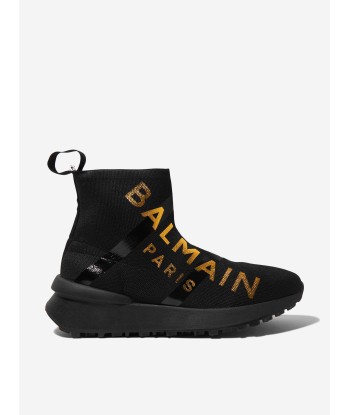 Balmain Kids Logo Print Speed Trainers l'évolution des habitudes 