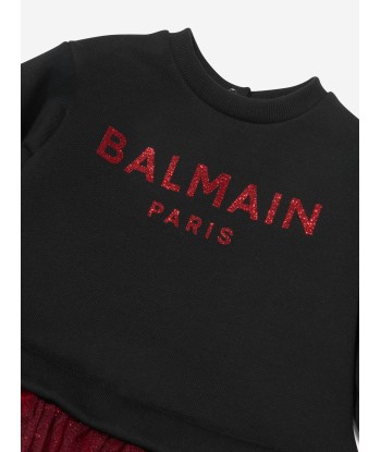 Balmain Baby Girls Tulle Trim Sweater Dress livraison et retour toujours gratuits