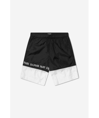 Balmain Boys Colourblock Logo Swim Shorts le concept de la Pate a emporter 