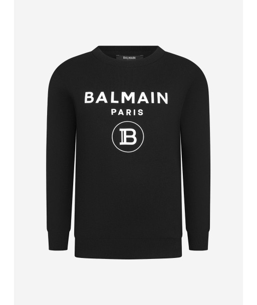 Balmain Boys Cotton Logo Sweatshirt livraison et retour toujours gratuits