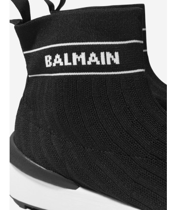 Balmain Kids Logo Sock Trainers le concept de la Pate a emporter 