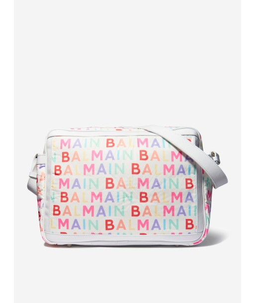 Balmain Baby Logo Print Changing Bag in Multicolour meilleur choix