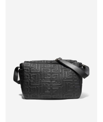 Balmain Baby Logo Changing Bag in Black livraison gratuite