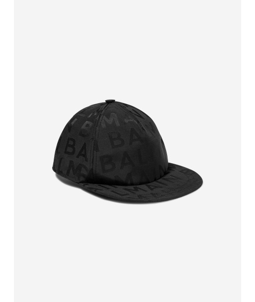 Balmain Boys Logo Cap in Black l'achat 