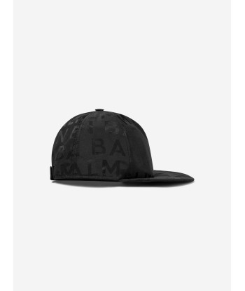 Balmain Boys Logo Cap in Black l'achat 