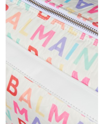 Balmain Baby Logo Print Changing Bag in Multicolour meilleur choix