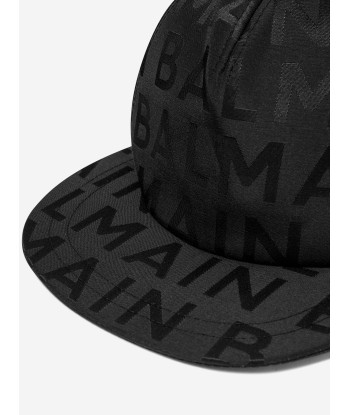 Balmain Boys Logo Cap in Black l'achat 