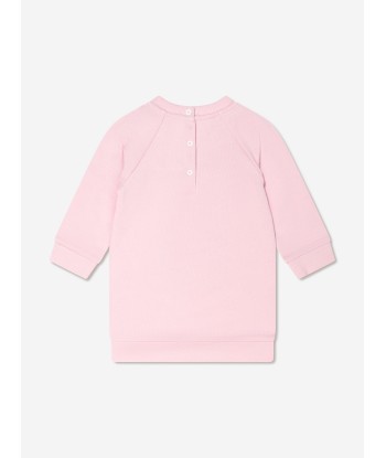 Balmain Baby Girls Logo Jersey Dress in Pink l'achat 