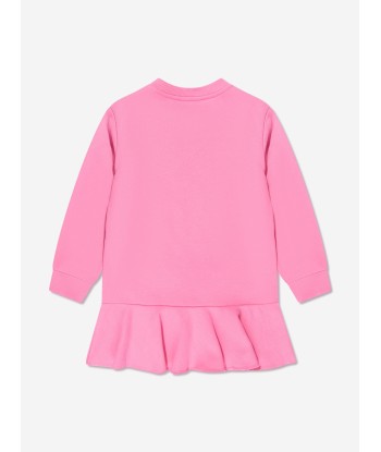 Balmain Girls Logo Jersey Dress in Pink plus qu'un jeu 