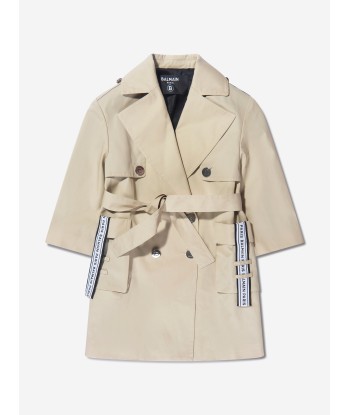 Balmain Girls Parka Coat in Beige 50% de réduction en Octobre 2024