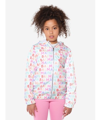 Balmain Kids Logo Print Jacket in Multicolour plus qu'un jeu 